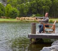Fly Fishing on Peppers Dock
